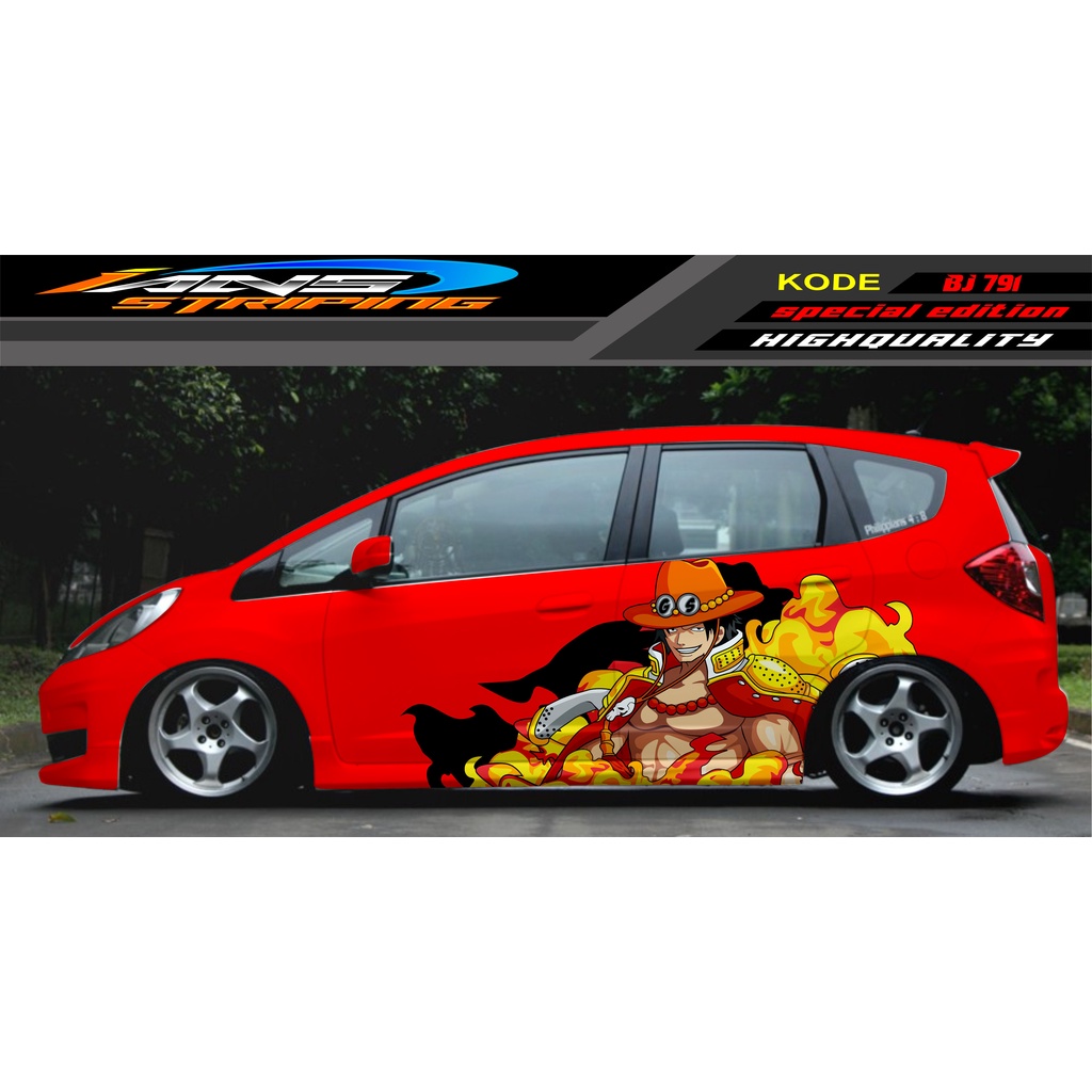 DECAL STICKER MOBIL JAZZ BRIO AVANZA SIGRA YARIS / STIKER VARIASI MOBIL / MODIF STICKER MOBIL