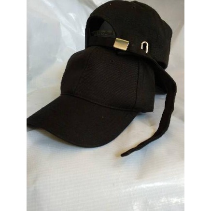 [CLP.26Au22ᶠ] Topi Baseball Polos Cap Tali Panjang
