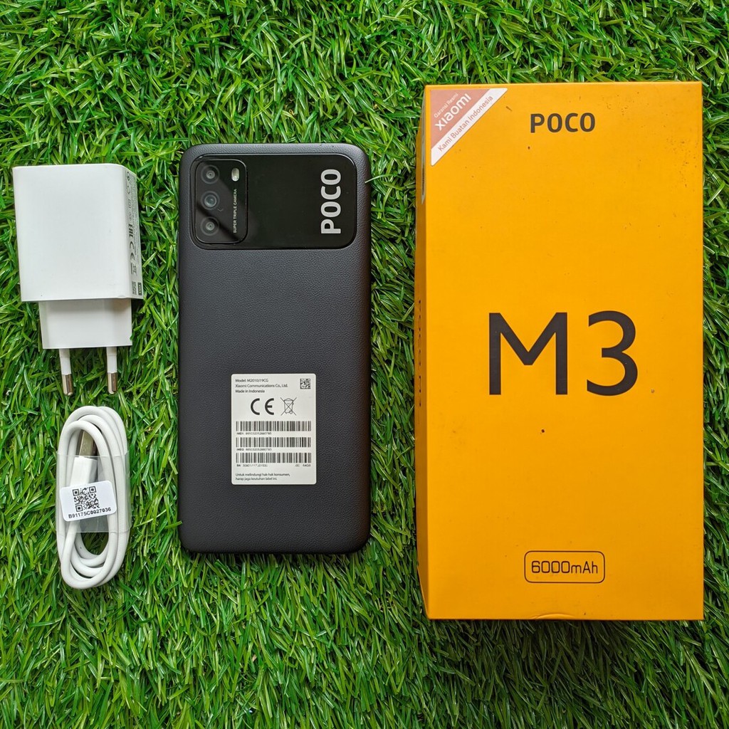 HP SECOND POCO M3 4/64GB HANDPHONE SECOND HP SEKEN HP BEKAS MURAH-1