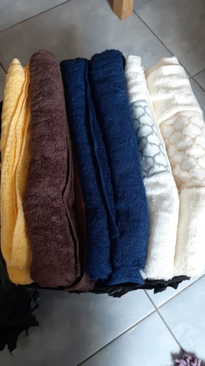 Rc Natural Handuk Mandi 70x140cm / Handuk Mandi Dewasa Motif Polos By Chalmer