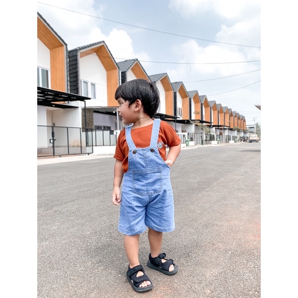 LITTLECAIM - OVERALL PANTS DENIM | overal anak | baju anak jeans | overall jeans