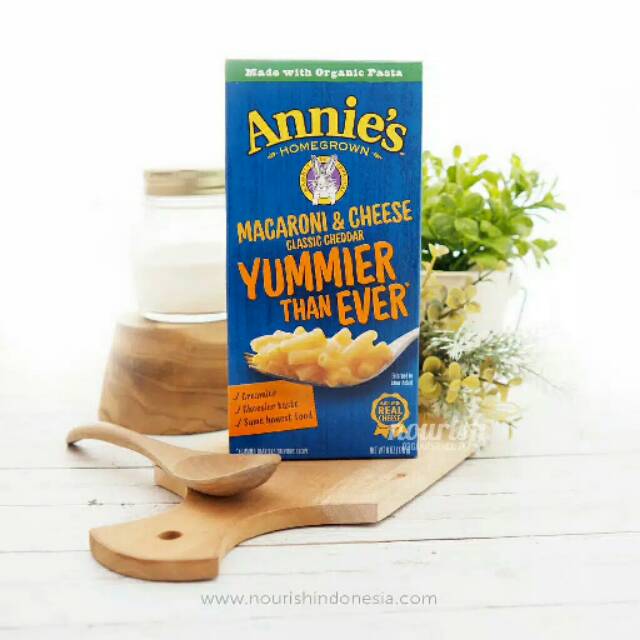 

ANNIE'S HOME GROWN - MACARONI DAN CHEEZE 170 GRAM. Bs GOSEND