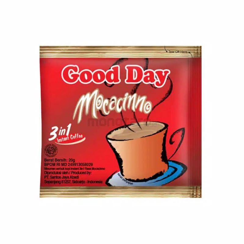 

Good Day Mocacinno 3in1 Sachet