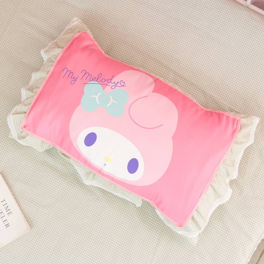 SARUNG BANTAL COVER PILLOW MELODY HELLO KITTY CINNAMOROLL KUROMI IMPOR