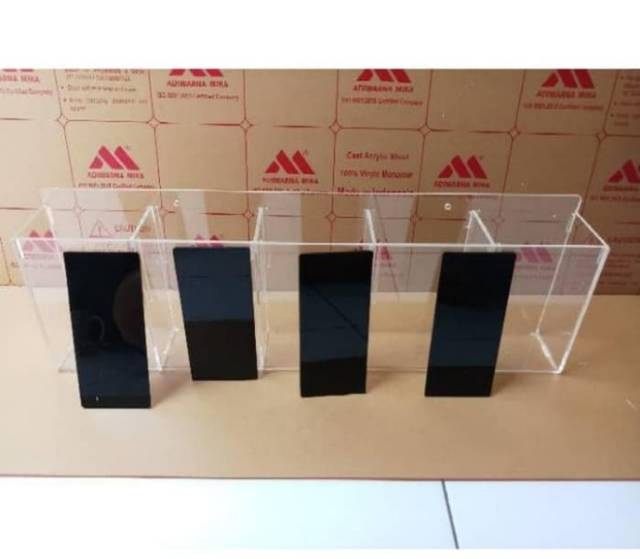 11.11 SOLITER / SOLITER AKRILIK / SOLITER CUPANG / 5 KAMAR / AQUARIUM AKRILIK / CUPANG P50cm x L10cm