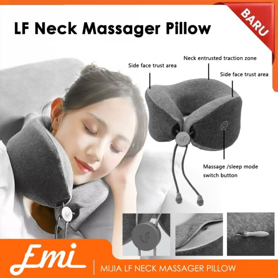 Mijia LF Neck Massager Pillow Bantal Leher Pijat Travel Pesawat