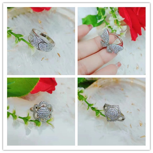 Cincin Xuping Permata Lapis Emas Perhiasan Fashion F11-14