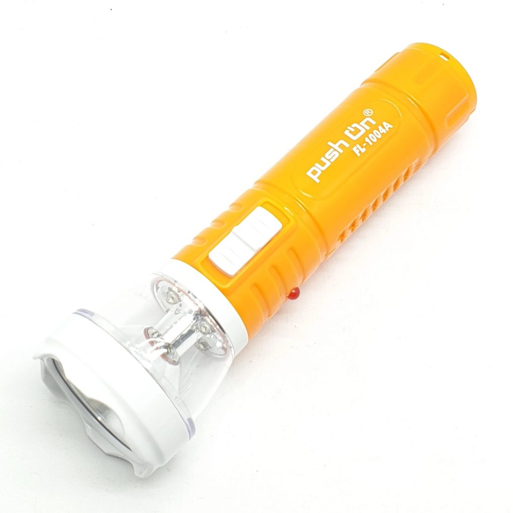 Push On FL-1004A Senter Led (1L + 4L) Rechargeable / Senter Emergency Serbaguna Multi Fungsi