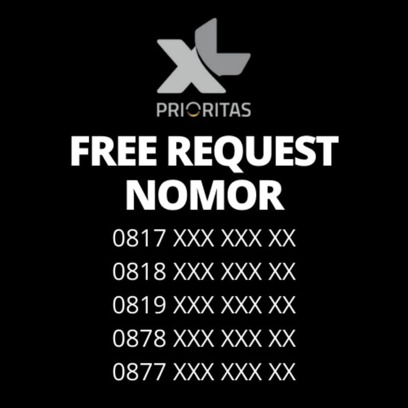 XL PRIORITAS 20GB UNLIMITED(FREE NOMER CANTIK)