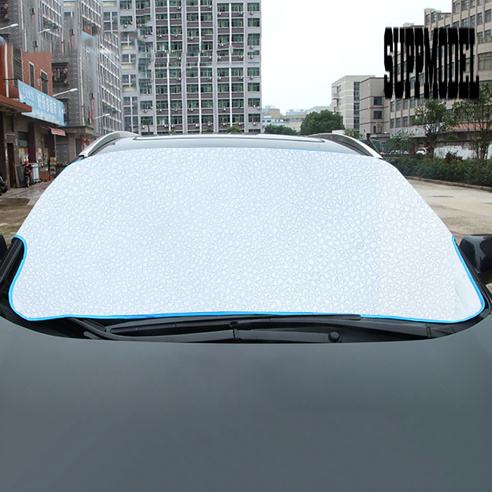 Cover Pelindung Kaca Depan Mobil Anti UV Bahan Aluminum Film