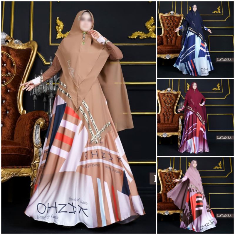 Gamis syari house of Kanio - Latansa syari original