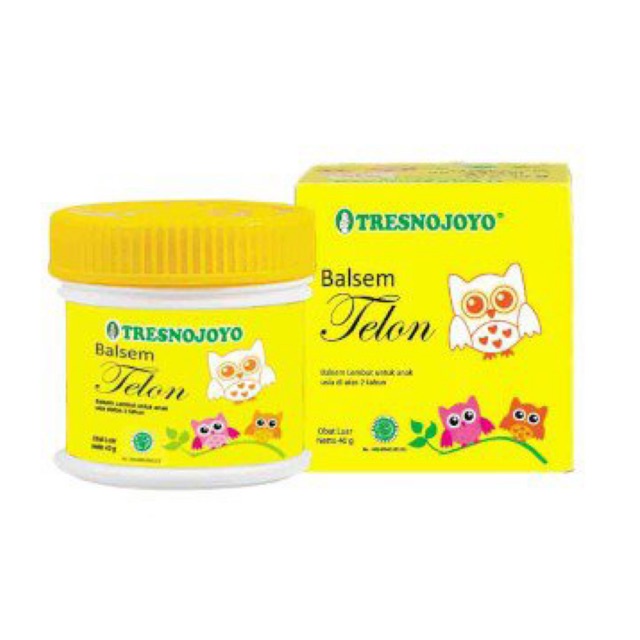 BALSEM TELON Tresnojoyo 40Gram Bayi Anak 20 GR - Redakan Batuk Pilek Flu