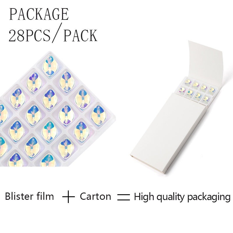 Kualitas Terbaik Super Mengkilap AB Kristal Manik-manik WaterDrop Manik-manik Manik-manik Kaca Cabochon Lampwork Manik-manik untuk Membuat Perhiasan DIY 28 Pcs/lot