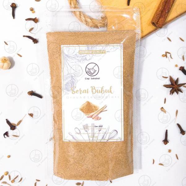 

[ A - H ] 100gr Sereh Bubuk / Serai Bubuk / Murni / Ground Lemongrass / Rempah / JSR 100% PREMIUM QU