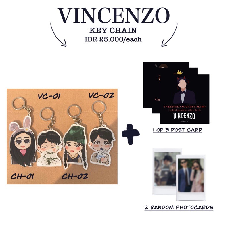 Keychain Vincenzo & Chayoung