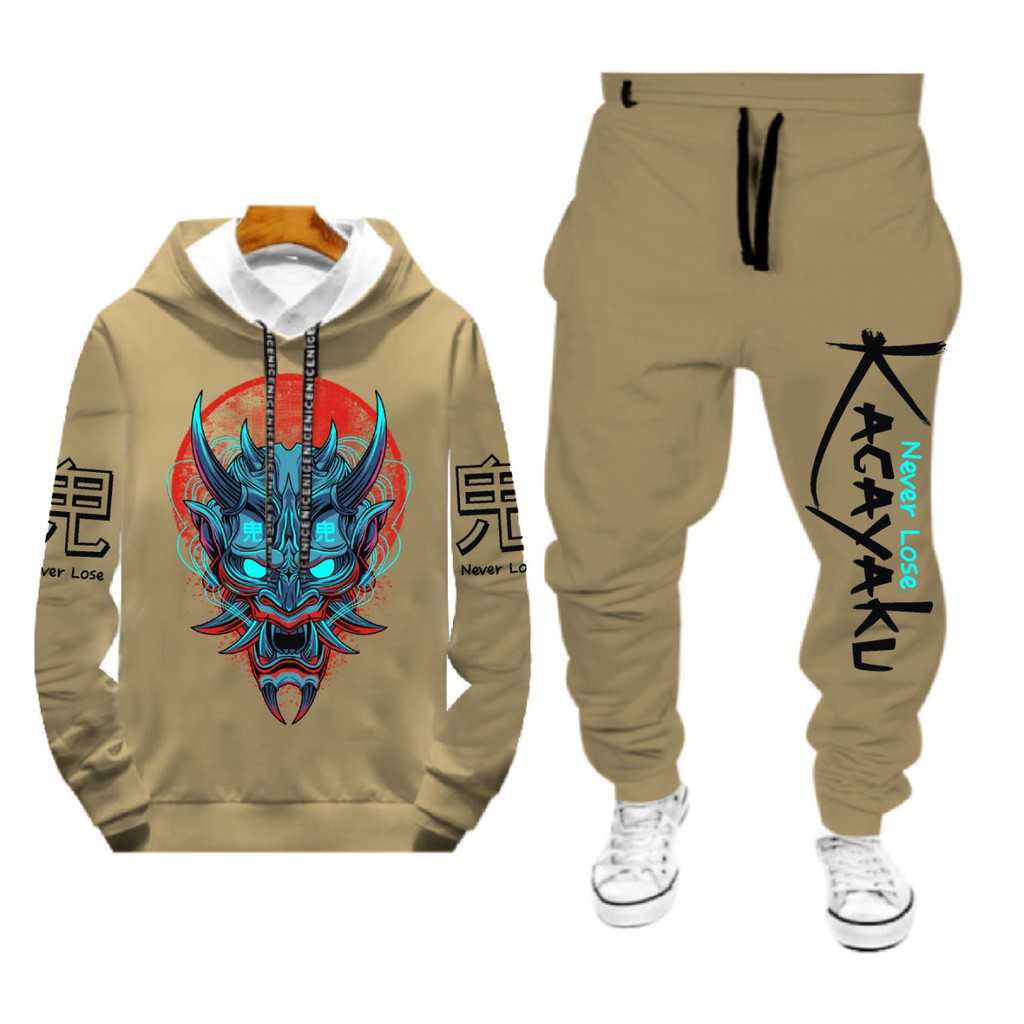 STELAN PRIA 1 SET SWEATER DAN CELANA KAGAYAKU