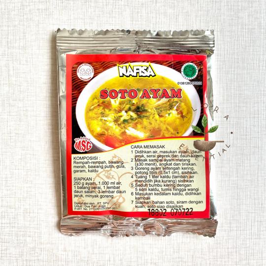 Nafisa Bumbu Instan Soto Ayam 28gr - Bumbu Soto Ayam Nafisa