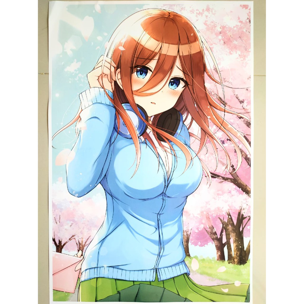 Poster Anime Gotoubun No Hanayome 7 Miku Nakano