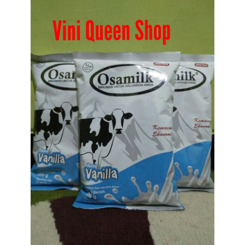 

Susu Osamilk Penambah berat badan kemasan 500 gram Coklat dan Vanilla