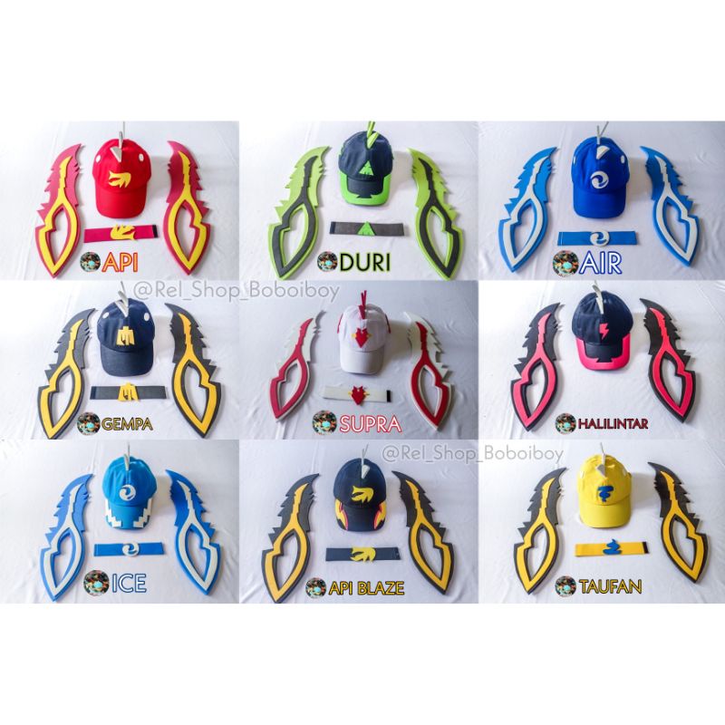 topi boboiboy pedang boboiboy