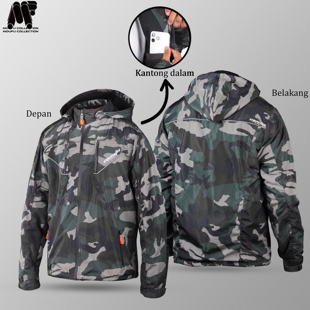 Jaket Tas Multifungsi /jaket motor/jaket outdoor/jaket premium