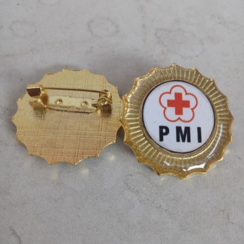 Bros PMI Pin PMI Pin Harian PMI Logo PMI Tanda PMI Cor