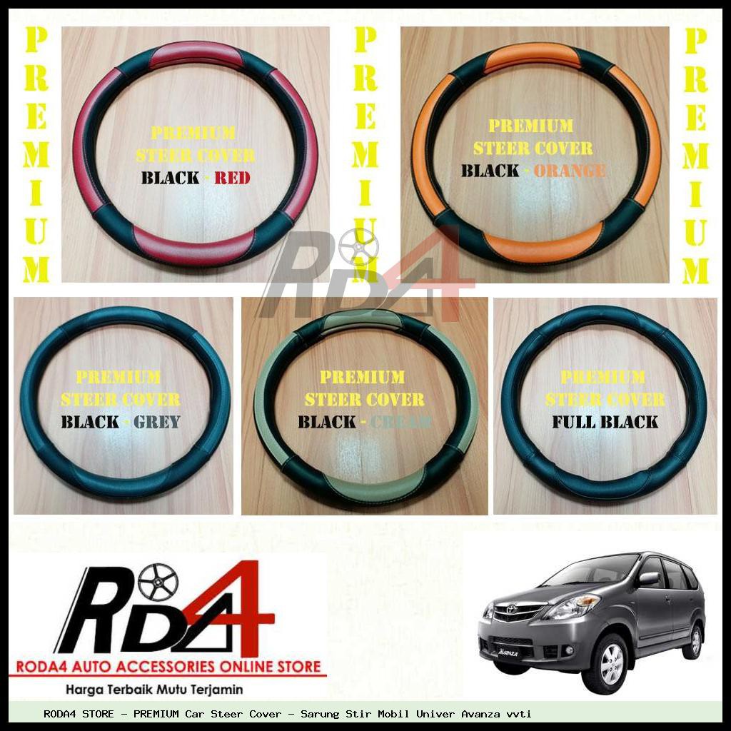 PREMIUM Car Steer Cover - Sarung Stir Mobil Univer Avanza vvti
