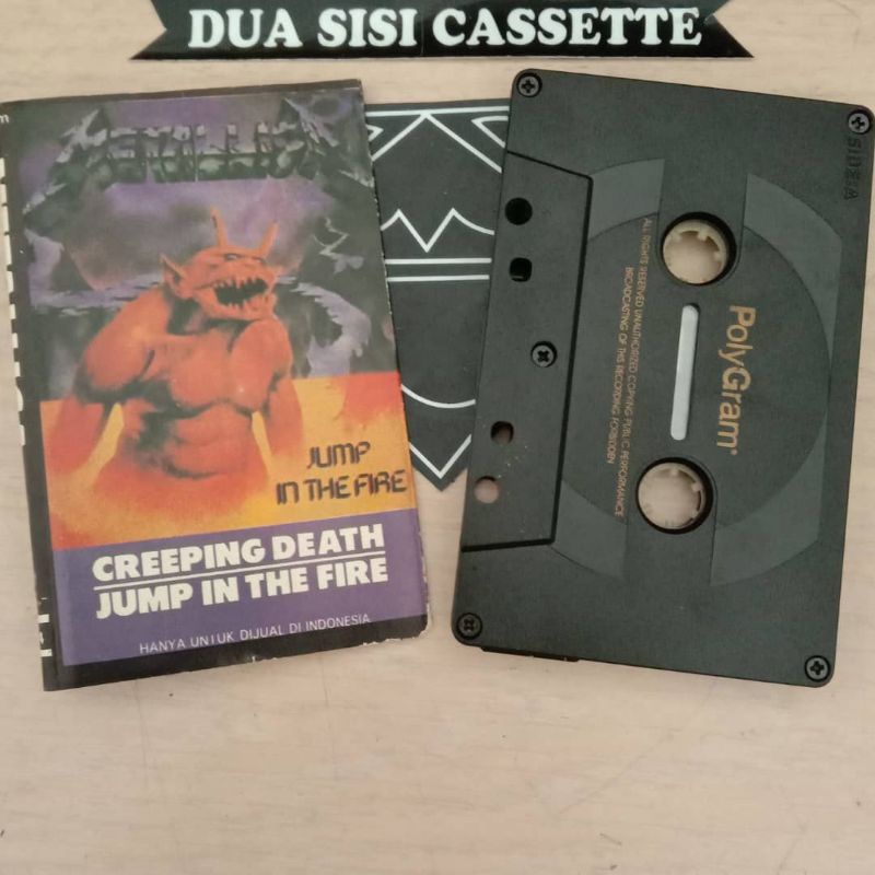 kaset metallica - jump in the fire - creeping death