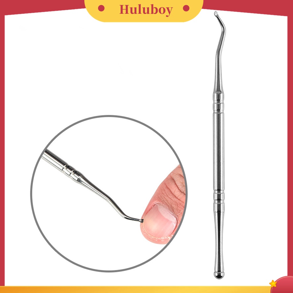 Huluboy Huluboy♡ 4pcs / Set Alat Pemotong Kuku Kaki Bahan Stainless Steel Untuk Manicure