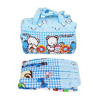 SALE!!! GIFT SET TAS + GENDONGAN MERK CHEKIDO TERMURAH| CHEKIDDO SET 2IN1