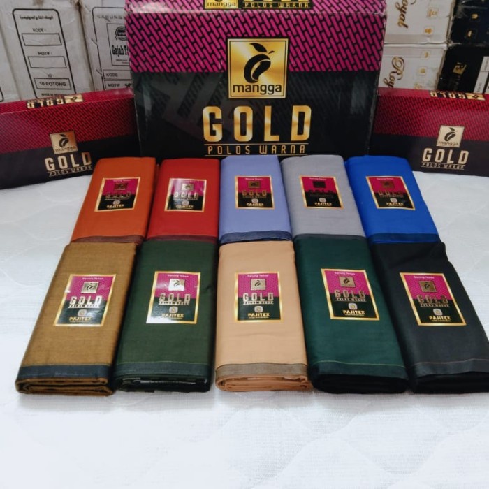 sarung mangga gold polos tersedia berbagai warna