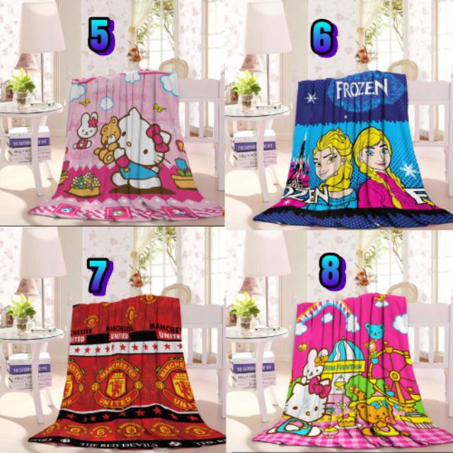 Selimut bulu karakter ivanka-1