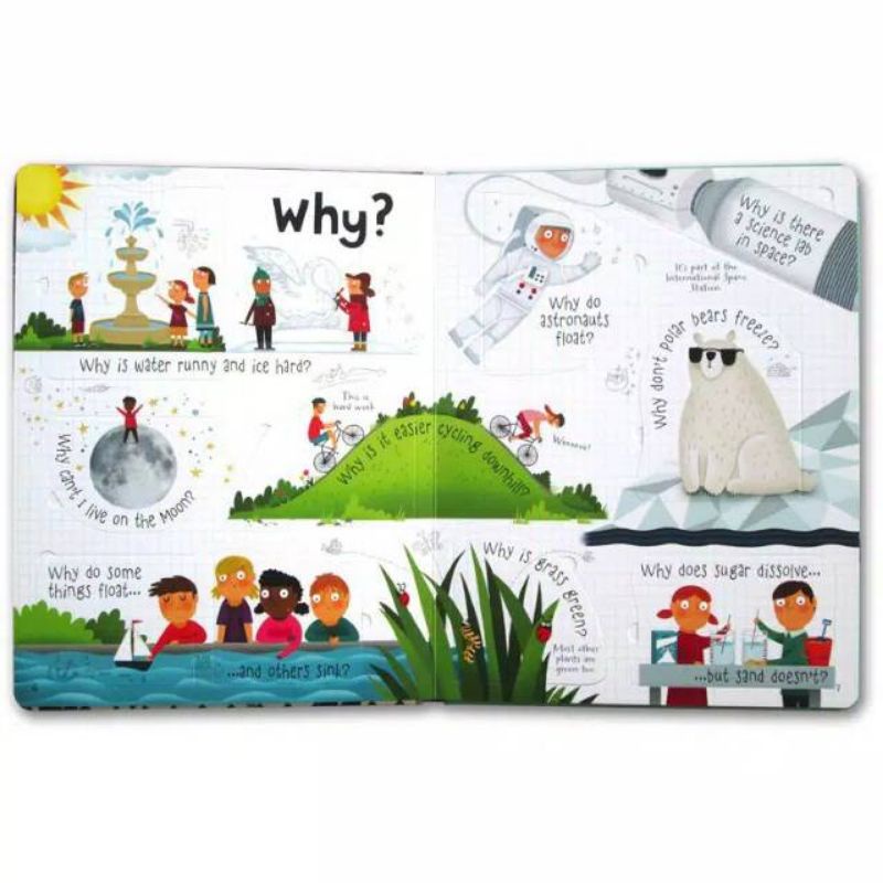 Buku Usborne Lift-the-Flap Questions and Answers about Science