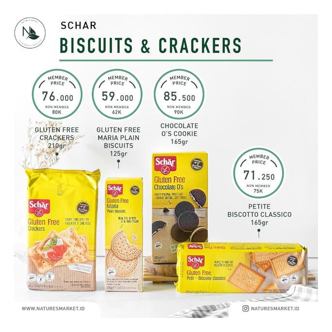 

SCHAR GLUTEN FREE CRACKERS 210GR