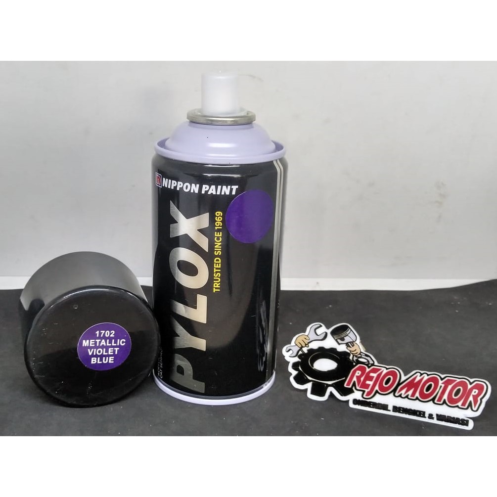 

PILOX/PYLOX /SOLID COLOURS & METALLIC COLOURS/ 1702 METALLIC VIOLET BLUE / ANTI BAKAR ORIGINAL NIPPON
