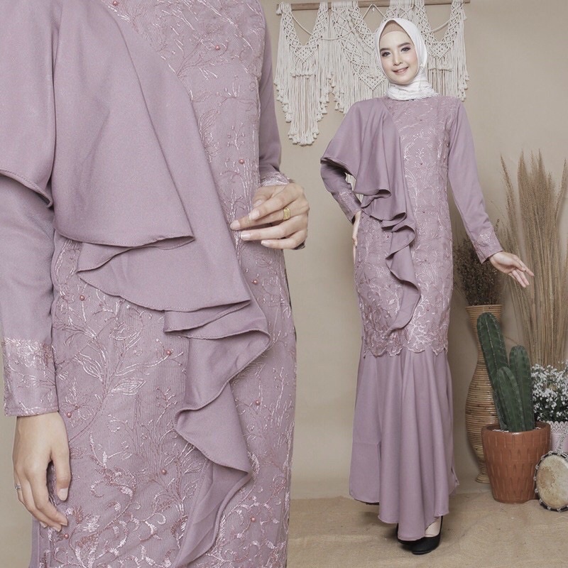 gamis eisah/gamis duyung/gamis mermaid/duyung dress/mermaid dress by raisa collection