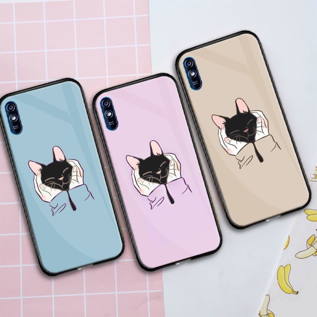 Softcase Kaca [M145] REDMI 9A 9C 9T Redmi 10 10A 10C Redmi 9 - Softcase Glass - Kesing Kaca - Mirror