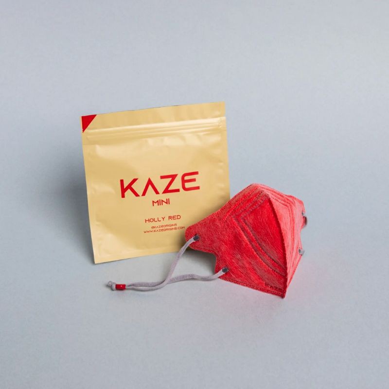 ORIGINAL KAZE MINI MASK HOLLY RED (FONDANT SERIES)
