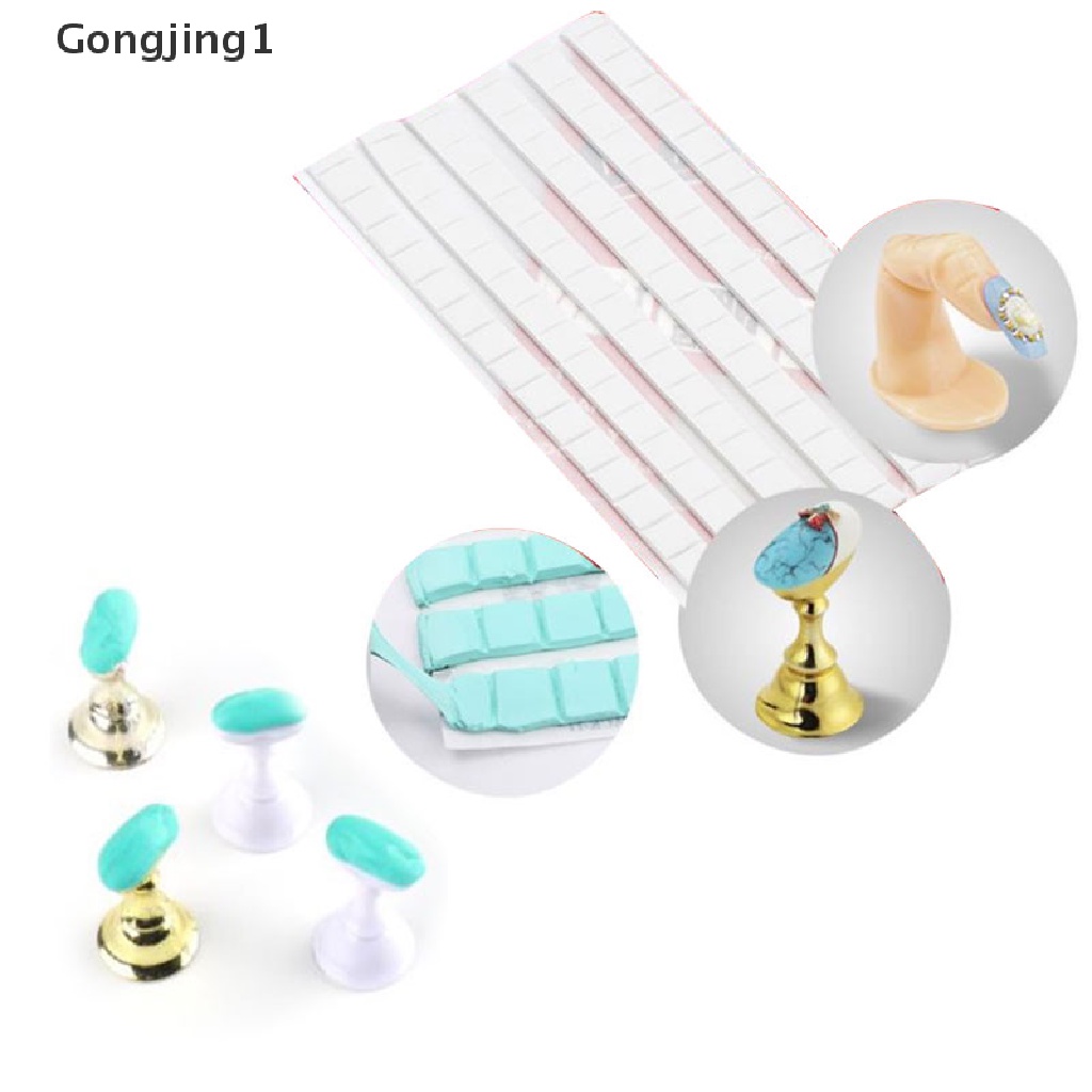 Gongjing1 30 Tip / Set Lem Clay Plastisin Multifungsi Untuk Nail Art / Manicure