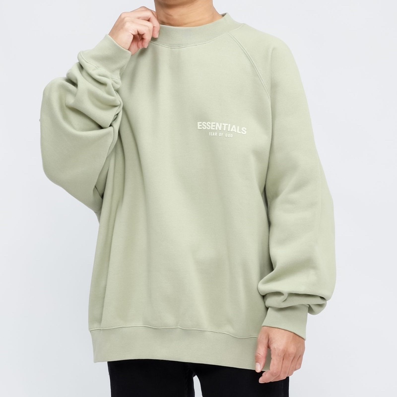 Fog. Ess Crewneck Seafoam