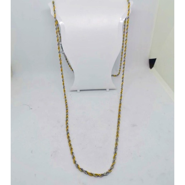 New Arrival Kalung titanium kalung tambang 75 cm kalung tambang perhiasan titanium Low Price!