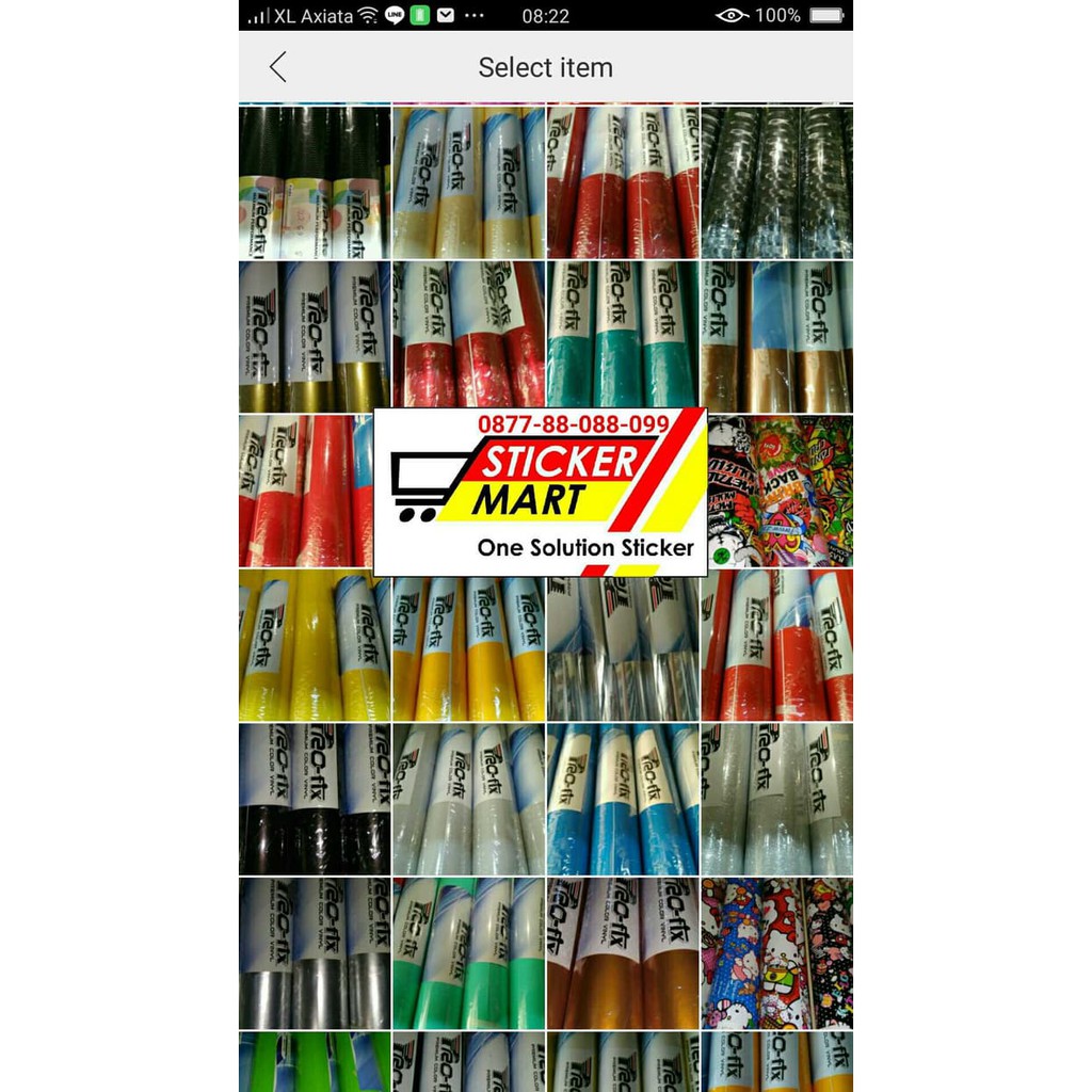 

Promo Sticker Vinyl Profix Roll Glossy warna (lebar 45cm)