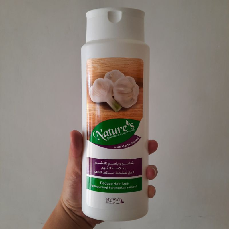 My Way Nature's Garlic Shampoo dan Hair Oil