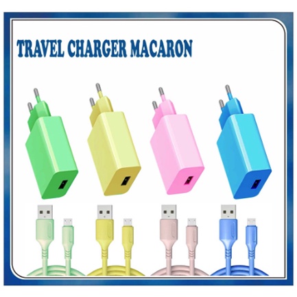 Charger Macaron 2.1A Cable V8 MICRO USB  Charger 2.1A Makaron USB Micro for Samsung Xiaomi Oppo Realme Vivo