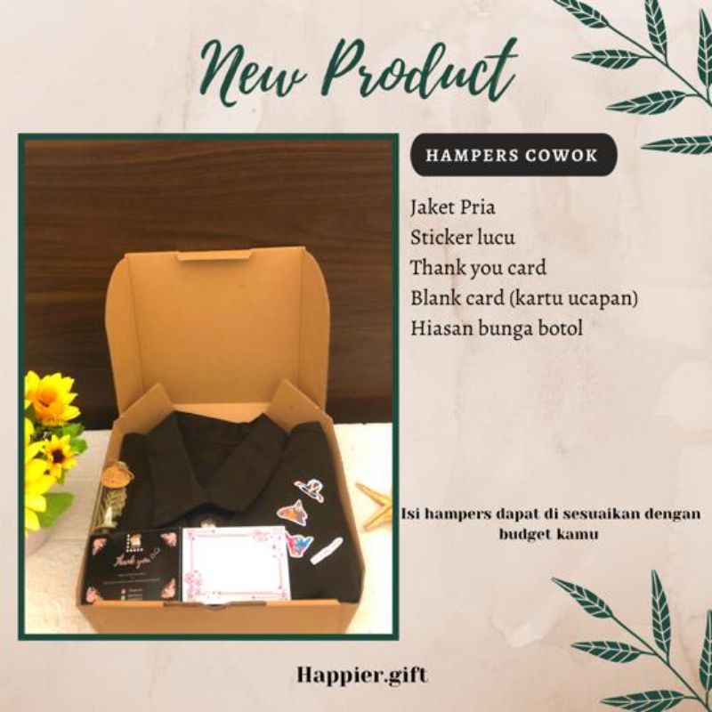 

HAMPERS COWOK / KADO ULTAH / GIFT BOX / KADO WISUDA