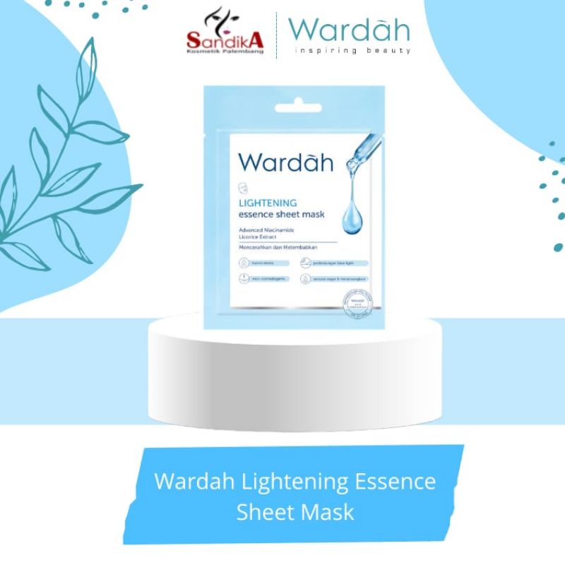 Wardah Lightening Essence Sheet Mask 20ml