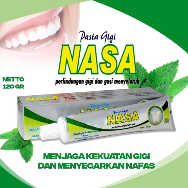 [ORI] PASTA GIGI ANTI BAKTERI MULUT DAN GUSI 24 JAM MELINDUNGI | NASA COMPLETE MOUTH CARE