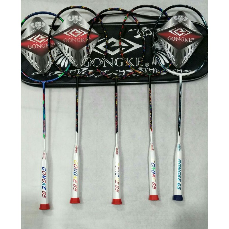 raket gongke superlight 55 66 77 88 99 full carbon made  in taiwan semua