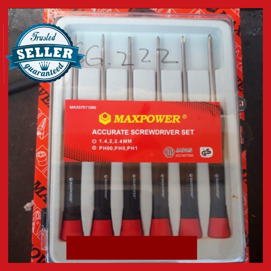 Screwdriver set accurate