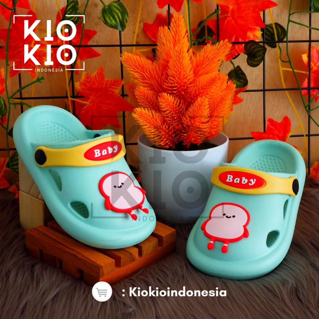 Sandal Baim Anak-anak / Sandak Kodok Anak / Sandal Bakpao Anak / Sepatu sandal ANAK Karakter Lucu BABY'S series